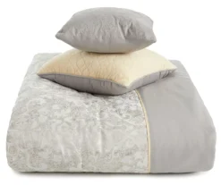 Broyhill Samille Gray & Mustard 8-Piece Comforter Set 3 Broyhill Samille Gray & Mustard 8-Piece Comforter Set -Big Lots Furniture Store 810459636 1