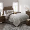 Broyhill Samille Gray & Mustard 8-Piece Comforter Set