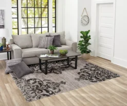Broyhill Structures Korden Damask Area Rug -Big Lots Furniture Store 810461433 2