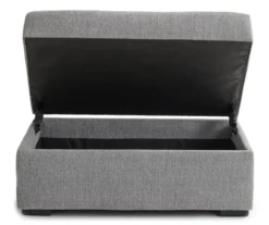 Parkdale Silver Storage Ottoman -Big Lots Furniture Store 810465150 1