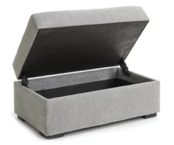 Parkdale Silver Storage Ottoman -Big Lots Furniture Store 810465150 4