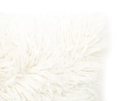 Harper Shag Ivory Throw Pillow -Big Lots Furniture Store 810487355 3