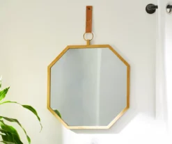 Gold Framed Octagonal Hanging Mirror -Big Lots Furniture Store 810498384 9
