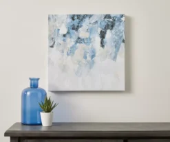 Blue Abstract Stretched Canvas -Big Lots Furniture Store 810498390 2