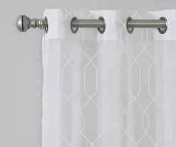 Broyhill Geo Sheer Grommet Curtain Panel Pair -Big Lots Furniture Store 810507477 3