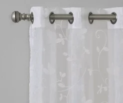 Broyhill Cassandra Floral Sheer Grommet Curtain Panel Pair -Big Lots Furniture Store 810507480 3