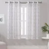 Broyhill Geo Sheer Grommet Curtain Panel Pair