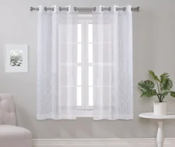 Broyhill Geo Sheer Grommet Curtain Panel Pair -Big Lots Furniture Store 810507512