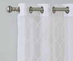 Broyhill Geo Sheer Grommet Curtain Panel Pair -Big Lots Furniture Store 810507512 3