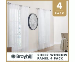 Broyhill Perfect Sheers 4-Piece Curtain Panel Set -Big Lots Furniture Store 810511113 5