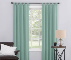 Broyhill Durham Semi-Sheer Textured Tab Top Curtain Panel -Big Lots Furniture Store 810511388 3