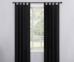 Broyhill Durham Semi-Sheer Textured Tab Top Curtain Panel -Big Lots Furniture Store 810511389 0