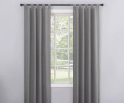 Broyhill Durham Semi-Sheer Textured Tab Top Curtain Panel -Big Lots Furniture Store 810511390 0