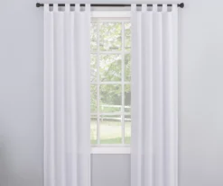 Broyhill Durham Semi-Sheer Textured Tab Top Curtain Panel -Big Lots Furniture Store 810511392 0