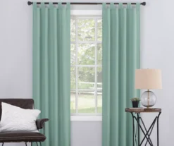 Broyhill Durham Semi-Sheer Textured Tab Top Curtain Panel -Big Lots Furniture Store 810511393 3