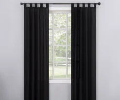 Broyhill Durham Semi-Sheer Textured Tab Top Curtain Panel -Big Lots Furniture Store 810511394 0