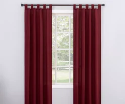 Broyhill Durham Semi-Sheer Textured Tab Top Curtain Panel -Big Lots Furniture Store 810511396 0