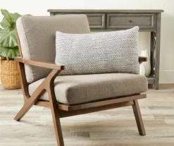 Elijah Blue Textured Throw Pillow -Big Lots Furniture Store 810512562 2