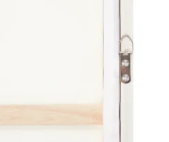 Framed White Floral Canvas -Big Lots Furniture Store 810513213 3