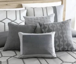 Broyhill Aslan Charcoal & Silver Jacquard 8-Piece Comforter Set 4 Broyhill Aslan Charcoal & Silver Jacquard 8-Piece Comforter Set -Big Lots Furniture Store 810515914 3