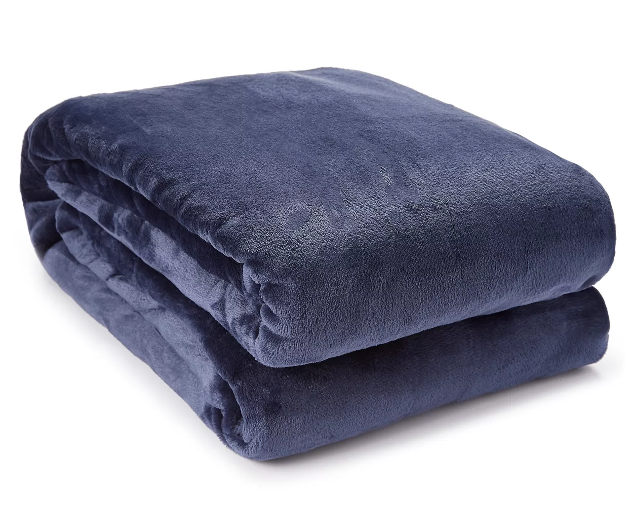 Navy Queen/King Velvet Plush Blanket Navy Queen/King Velvet Plush Blanket -Big Lots Furniture Store 810519401 810519402 1