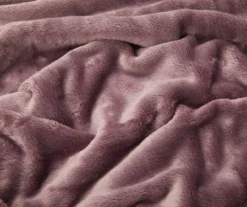 Purple Queen/King Velvet Plush Blanket -Big Lots Furniture Store 810519403 810519404 2