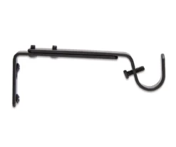 Legacy Black Adjustable Curtain Rod Brackets, 2-Pack -Big Lots Furniture Store 810524279 4