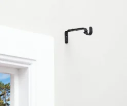 Legacy Black Adjustable Curtain Rod Brackets, 2-Pack -Big Lots Furniture Store 810524279 6