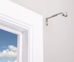 Legacy Satin Nickel Adjustable Curtain Rod Brackets, 2-Pack -Big Lots Furniture Store 810524280 4