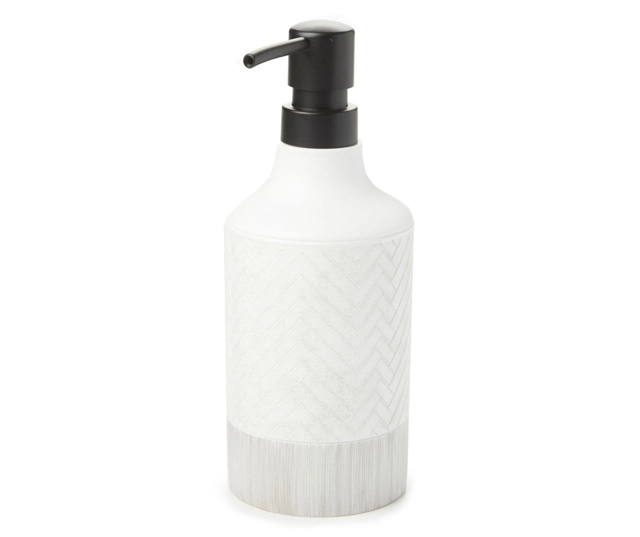 White Herringbone Lotion Pump White Herringbone Lotion Pump -Big Lots Furniture Store 810530723