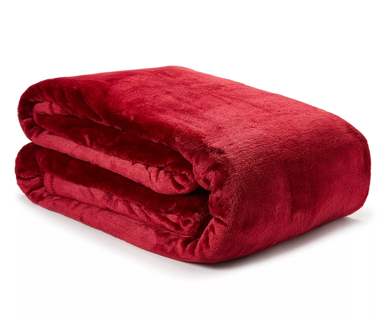 Deep Red Plaid Velvet Plush Twin/Full Blanket Deep Red Plaid Velvet Plush Twin/Full Blanket -Big Lots Furniture Store 810530973 1