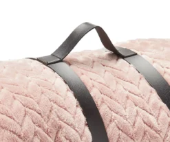 Sepia Rose Zigzag-Embossed Velvet Queen Blanket -Big Lots Furniture Store 810531011 810617574 3