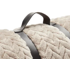 Tan Jacquard Supreme Velvet King Blanket -Big Lots Furniture Store 810531017 31