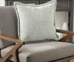 Bristol Sage Textured Chenille Oversize Throw Pillow -Big Lots Furniture Store 810539908 2