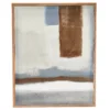 Brown & Gray Abstract 2 Wall Canvas