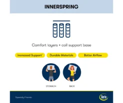 Perfect Sleeper Seymour Queen Plush Mattress -Big Lots Furniture Store 810551806 810551805 1590048 M8 1 1