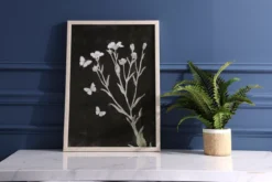 Black & White Butterfly Botanical Framed Art Print -Big Lots Furniture Store 810552400 2