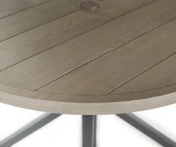 Sandpointe Neutral Steel Round Patio Dining Table -Big Lots Furniture Store 810554377 2