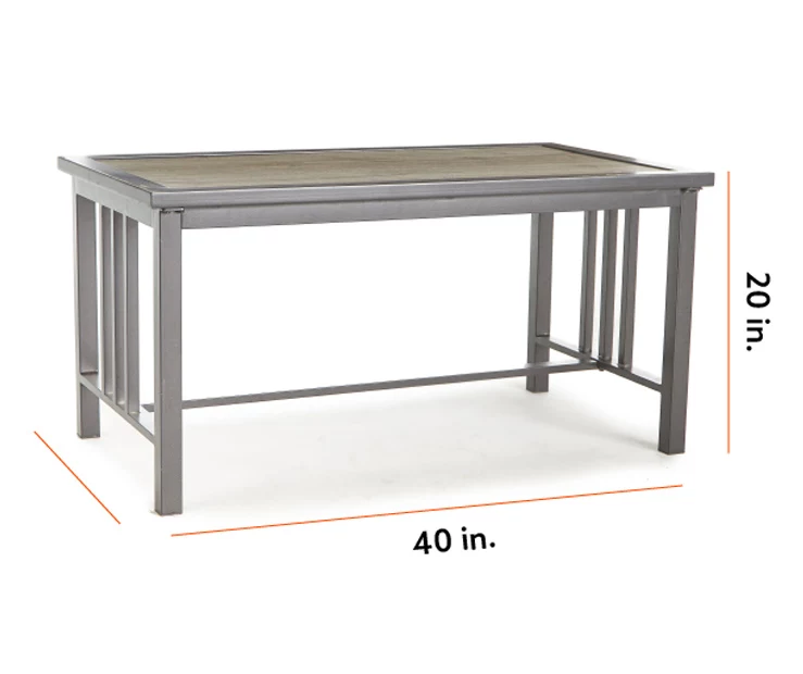 Eagle Brooke Wood Look Patio Coffee Table Eagle Brooke Wood Look Patio Coffee Table -Big Lots Furniture Store 810555217 99 1