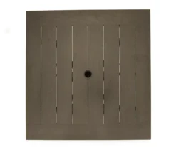 Autumn Cove Light Brown Wood Look Square Steel Patio Dining Table 3 Autumn Cove Light Brown Wood Look Square Steel Patio Dining Table -Big Lots Furniture Store 810557039 3 1