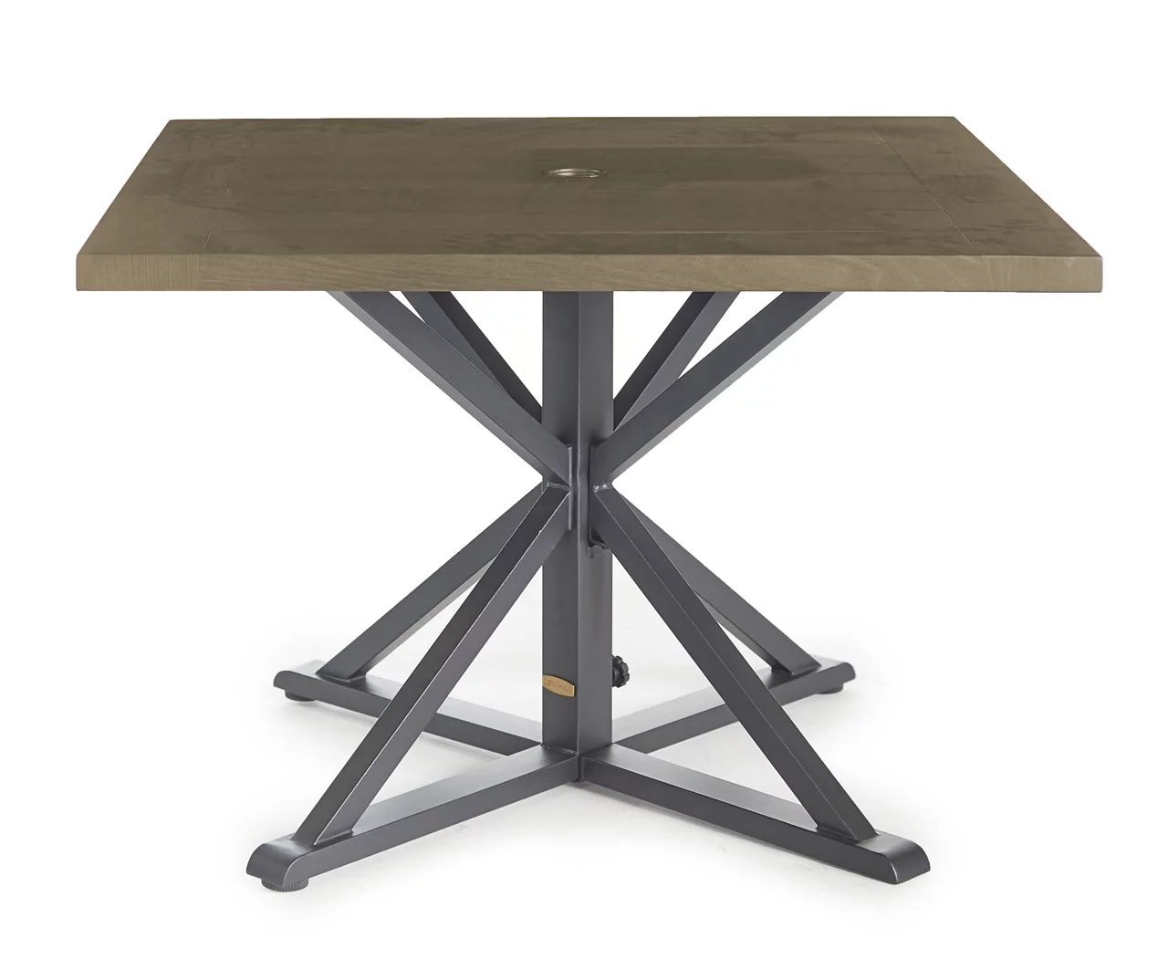 Autumn Cove Light Brown Wood Look Square Steel Patio Dining Table Autumn Cove Light Brown Wood Look Square Steel Patio Dining Table -Big Lots Furniture Store 810557039 4 1
