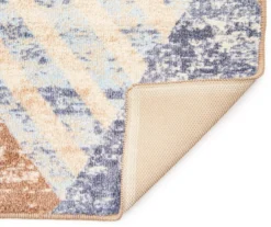 Broyhill Blue & Brown Modern Angles Accent Rug -Big Lots Furniture Store 810557653 810557655 1