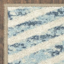 Broyhill Blue & Brown Modern Angles Accent Rug -Big Lots Furniture Store 810557655 5
