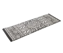 Broyhill Black & White Ornate Fascination Accent Rug -Big Lots Furniture Store 810557659 3