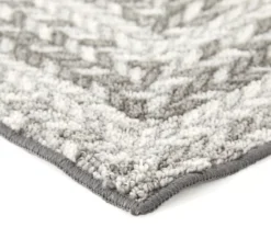 Broyhill Gray Braided Print Accent Rug -Big Lots Furniture Store 810557665 1