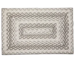 Broyhill Gray Braided Print Accent Rug -Big Lots Furniture Store 810557666