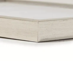 Light Blue Shell Fringe-Trim Framed Wall Plaque -Big Lots Furniture Store 810561166 810561162 810561165 1