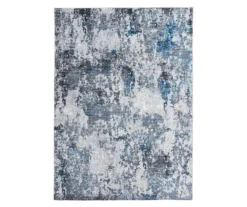 Broyhill Harvey Blue & Gray Abstract Area Rug -Big Lots Furniture Store 810563284