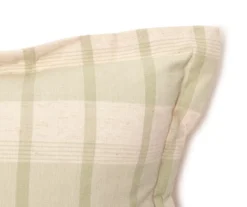 Market Sage & Beige Plaid Square Throw Pillow -Big Lots Furniture Store 810565723 2