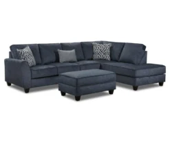 Dancaster Navy Storage Ottoman -Big Lots Furniture Store 810569828 810569829 810569830 1